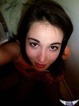 young woman undies selfie